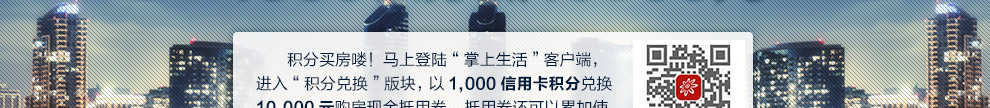 积分买房1000积分抵10000元